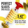 imageZulay Kitchen Pineapple Corer and Slicer Tool  Stainless Steel Pineapple Cutter for Easy Core Removal ampamp Slicing  Super Fast Pineapple Slicer and Corer Tool Saves you Time GrayCardinal Ruby Red