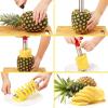 imageZulay Kitchen Pineapple Corer and Slicer Tool  Stainless Steel Pineapple Cutter for Easy Core Removal ampamp Slicing  Super Fast Pineapple Slicer and Corer Tool Saves you Time GrayCardinal Ruby Red