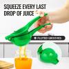 imageZulay Premium Quality Metal Orange Squeezer Citrus Juicer Manual Press for Extracting the Most Juice Possible  Orange Juicer OrangeGreen
