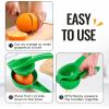 imageZulay Premium Quality Metal Orange Squeezer Citrus Juicer Manual Press for Extracting the Most Juice Possible  Orange Juicer OrangeGreen