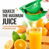 imageZulay Premium Quality Metal Orange Squeezer Citrus Juicer Manual Press for Extracting the Most Juice Possible  Orange Juicer OrangeGreen