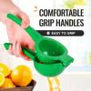 imageZulay Premium Quality Metal Orange Squeezer Citrus Juicer Manual Press for Extracting the Most Juice Possible  Orange Juicer OrangeGreen