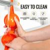 imageZulay Premium Quality Metal Orange Squeezer Citrus Juicer Manual Press for Extracting the Most Juice Possible  Orange Juicer OrangeOrange