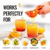 imageZulay Premium Quality Metal Orange Squeezer Citrus Juicer Manual Press for Extracting the Most Juice Possible  Orange Juicer OrangeOrange