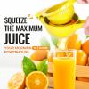 imageZulay Premium Quality Metal Orange Squeezer Citrus Juicer Manual Press for Extracting the Most Juice Possible  Orange Juicer OrangeYellow