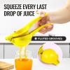 imageZulay Premium Quality Metal Orange Squeezer Citrus Juicer Manual Press for Extracting the Most Juice Possible  Orange Juicer OrangeYellow
