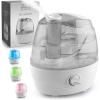 imageZulay Home Cool Mist Humidifiers For Bedroom 22L Water Tank  Quiet Ultrasonic Humidifiers For Large Room with Auto Shutoff Feature  Air Humidifier For Plants Nursery Kids Room GrayGray