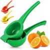 imageZulay Premium Quality Metal Orange Squeezer Citrus Juicer Manual Press for Extracting the Most Juice Possible  Orange Juicer OrangeGreen