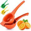 imageZulay Premium Quality Metal Orange Squeezer Citrus Juicer Manual Press for Extracting the Most Juice Possible  Orange Juicer OrangeOrange