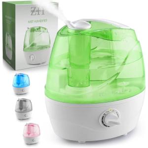 imageZulay Home Cool Mist Humidifiers For Bedroom 22L Water Tank  Quiet Ultrasonic Humidifiers For Large Room with Auto Shutoff Feature  Air Humidifier For Plants Nursery Kids Room GrayGreen