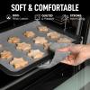 imageZulay 1Pack Pot Holders for Kitchen Heat Resistant Cotton  7x7 Inch Hot Pot Holder Set  Quilted Terry Cloth Potholders for Kitchens  Washable Potholder for Cooking ampamp Baking AquaGray