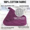 imageZulay 1Pack Pot Holders for Kitchen Heat Resistant Cotton  7x7 Inch Hot Pot Holder Set  Quilted Terry Cloth Potholders for Kitchens  Washable Potholder for Cooking ampamp Baking AquaPurple