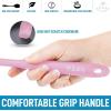 imageZulay 4pcs Silicone Spatula Set  Heat Resistant Silicone Tools for Cooking Baking ampamp Mixing  One Piece Design Spatulas for NonStick Cookware  Durable Stainless Steel Core Pink