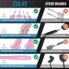 imageZulay 4pcs Silicone Spatula Set  Heat Resistant Silicone Tools for Cooking Baking ampamp Mixing  One Piece Design Spatulas for NonStick Cookware  Durable Stainless Steel Core Pink
