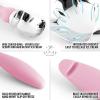 imageZulay Ice Cream Scoop With Soft Easy Grip Handle  Ice Cream Scooper With Builtin Lid Opener  Heavy Duty Icecream Scoop With NonSlip Handle For Soft ampamp Hard Ice Cream BluePink