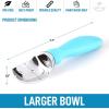 imageZulay Ice Cream Scoop With Soft Easy Grip Handle  Ice Cream Scooper With Builtin Lid Opener  Heavy Duty Icecream Scoop With NonSlip Handle For Soft ampamp Hard Ice Cream BlueBlue