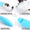 imageZulay Ice Cream Scoop With Soft Easy Grip Handle  Ice Cream Scooper With Builtin Lid Opener  Heavy Duty Icecream Scoop With NonSlip Handle For Soft ampamp Hard Ice Cream BlueBlue