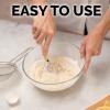 imageZulay Kitchen 13 Inch Danish Dough Whisk  Large Wooden Danish Whisk For Dough With Stainless Steel Ring  Traditional Dutch Whisk Baking Tool For Bread Batter Cake Pastry Acacia WoodRubberwood