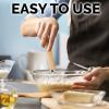 imageZulay Kitchen 13 Inch Danish Dough Whisk  Large Wooden Danish Whisk For Dough With Stainless Steel Ring  Traditional Dutch Whisk Baking Tool For Bread Batter Cake Pastry Acacia WoodRubberwood