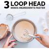 imageZulay Kitchen 13 Inch Danish Dough Whisk  Large Wooden Danish Whisk For Dough With Stainless Steel Ring  Traditional Dutch Whisk Baking Tool For Bread Batter Cake Pastry Acacia WoodStainless Steel
