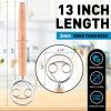 imageZulay Kitchen 13 Inch Danish Dough Whisk  Large Wooden Danish Whisk For Dough With Stainless Steel Ring  Traditional Dutch Whisk Baking Tool For Bread Batter Cake Pastry Acacia WoodRubber Wood
