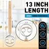 imageZulay Kitchen 13 Inch Danish Dough Whisk  Large Wooden Danish Whisk For Dough With Stainless Steel Ring  Traditional Dutch Whisk Baking Tool For Bread Batter Cake Pastry Acacia WoodAcacia