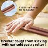 imageZulay Kitchen 159 inch Professional Stainless Steel Rolling Pin  Lightweight Metal French Rolling Pin  Perfect for Baking Fondant Pizza Dough Roller DumplingCopper