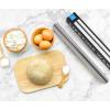 imageZulay Kitchen 159 inch Professional Stainless Steel Rolling Pin  Lightweight Metal French Rolling Pin  Perfect for Baking Fondant Pizza Dough Roller DumplingSilver