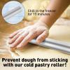 imageZulay Kitchen 159 inch Professional Stainless Steel Rolling Pin  Lightweight Metal French Rolling Pin  Perfect for Baking Fondant Pizza Dough Roller DumplingSilver