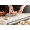 imageZulay Kitchen 159 inch Professional Stainless Steel Rolling Pin  Lightweight Metal French Rolling Pin  Perfect for Baking Fondant Pizza Dough Roller DumplingSilver