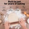 imageZulay Kitchen 159 inch Professional Stainless Steel Rolling Pin  Lightweight Metal French Rolling Pin  Perfect for Baking Fondant Pizza Dough Roller DumplingCopper