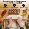 imageZulay Kitchen 159 inch Professional Stainless Steel Rolling Pin  Lightweight Metal French Rolling Pin  Perfect for Baking Fondant Pizza Dough Roller DumplingCopper
