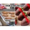 imageZulay Kitchen 2 Pack Silicone Baking Mat Sheet Set  Reusable Baking Mat Nonstick  Half Sheet Baking Mat For Oven  165quot x 116quot Light GreenLight Gray