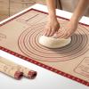 imageZulay Kitchen 2 Pack Silicone Baking Mat Sheet Set  Reusable Baking Mat Nonstick  Half Sheet Baking Mat For Oven  165quot x 116quot Light GreenRed