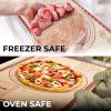 imageZulay Kitchen 2 Pack Silicone Baking Mat Sheet Set  Reusable Baking Mat Nonstick  Half Sheet Baking Mat For Oven  165quot x 116quot Light GreenRed