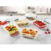 imageZulay Kitchen 5 Pack Glass Meal Prep Containers with Lids  Airtight Premium Borosilicate Glass Food Storage Containers  Microwave Freezer ampamp Oven Safe BPA Free  Gray