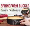 imageZulay Kitchen 7Inch Nonstick Cheesecake Pan Leakproof Springform Pan with Removable Bottom and Easy Release  Round Cake Pan for Baking Cheesecake Deep Dish Pizza BlackBlack