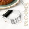 imageZulay Kitchen Dough Blender  Stainless Steel Pastry Cutter Heavy Duty Dough Cutter With Blades Pastry Blender And Butter Cutter  Pastry Cutter For Baking BlueMidnight Black