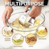 imageZulay Kitchen Dough Blender  Stainless Steel Pastry Cutter Heavy Duty Dough Cutter With Blades Pastry Blender And Butter Cutter  Pastry Cutter For Baking BlueBlue