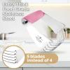 imageZulay Kitchen Dough Blender  Stainless Steel Pastry Cutter Heavy Duty Dough Cutter With Blades Pastry Blender And Butter Cutter  Pastry Cutter For Baking BlueBright Pink