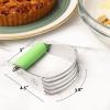 imageZulay Kitchen Dough Blender  Stainless Steel Pastry Cutter Heavy Duty Dough Cutter With Blades Pastry Blender And Butter Cutter  Pastry Cutter For Baking BlueLight Green