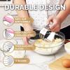 imageZulay Kitchen Dough Blender  Stainless Steel Pastry Cutter Heavy Duty Dough Cutter With Blades Pastry Blender And Butter Cutter  Pastry Cutter For Baking BlueBright Pink