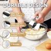 imageZulay Kitchen Dough Blender  Stainless Steel Pastry Cutter Heavy Duty Dough Cutter With Blades Pastry Blender And Butter Cutter  Pastry Cutter For Baking BlueMidnight Black