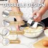 imageZulay Kitchen Dough Blender  Stainless Steel Pastry Cutter Heavy Duty Dough Cutter With Blades Pastry Blender And Butter Cutter  Pastry Cutter For Baking BlueLight Gray