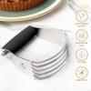 imageZulay Kitchen Dough Blender  Stainless Steel Pastry Cutter Heavy Duty Dough Cutter With Blades Pastry Blender And Butter Cutter  Pastry Cutter For Baking BlueMidnight Black