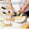 imageZulay Kitchen Dough Blender  Stainless Steel Pastry Cutter Heavy Duty Dough Cutter With Blades Pastry Blender And Butter Cutter  Pastry Cutter For Baking BlueGold