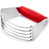 imageZulay Kitchen Dough Blender  Stainless Steel Pastry Cutter Heavy Duty Dough Cutter With Blades Pastry Blender And Butter Cutter  Pastry Cutter For Baking BlueCardinal Red