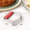 imageZulay Kitchen Dough Blender  Stainless Steel Pastry Cutter Heavy Duty Dough Cutter With Blades Pastry Blender And Butter Cutter  Pastry Cutter For Baking BlueCardinal Red