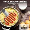 imageZulay Kitchen Potato Masher Stainless Steel  Premium Masher Hand Tool and Potato Smasher Metal Wire Utensil for Best Mash for Bean Avocado Egg Mini Mashed Potatoe Banana ampamp Other FoodRed