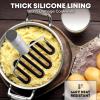 imageZulay Kitchen Potato Masher Stainless Steel  Premium Masher Hand Tool and Potato Smasher Metal Wire Utensil for Best Mash for Bean Avocado Egg Mini Mashed Potatoe Banana ampamp Other FoodBlack